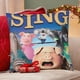 thumbnail image 4 of Sing: ¡Ven y Canta! Fundas de almohada de terciopelo con tema, regalos de funda de almohada, decoración para el hogar, cojín de lanzar, regalo de cumpleaños para fans y parejas.56*56cm., 4 of 6