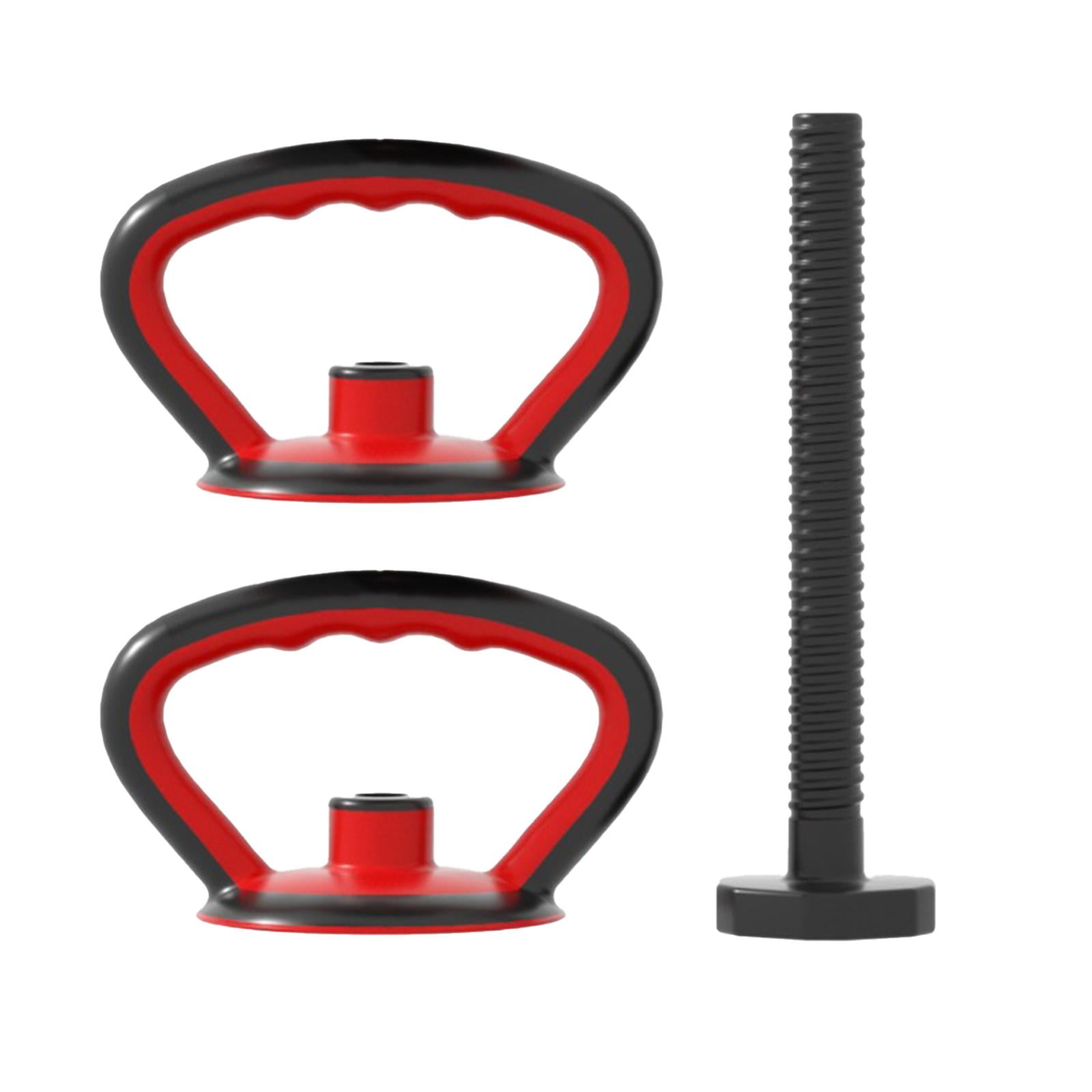 Magideal - Mango De Pesa Rusa, Fácil De Transportar, Cómodo, Multifuncional, Mango De Agarre De Campana Para Hervidor, Para Deportes, Gimnasio, Equipo De Fitness 2 Mangos De Pesa Rusa