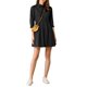 thumbnail image 2 of Vestido Camisero de Mujer INSPIRE CHIC Manga 3/4 Botones Abajo Mini Vestidos Negro XL, 2 of 7