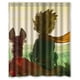 thumbnail image 1 of Cortina de ducha de El Principito Cannes, juego de cortinas de baño con ganchos, tamaño 60 x 72 pulgadas, 1 of 3
