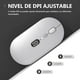 thumbnail image 5 of X1 Mouse Inalámbrico Con Pantalla De Batería, Wireless Óptico Recargable 2.4 G Ergonómico Silencioso Click 800/1200/1600 Ajustable Dpi Ratón Para Computadora,portátil,pc,mac (plata), 5 of 6