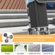 thumbnail image 5 of Carrito de compras ISWEES Heavy Duty 3 en 1, 50 kg con bolsa impermeable, 5 of 9