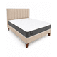 thumbnail image 5 of Cama 2 Plazas Completa Beige | Base Europea + Colchón Excellense Plus 25CM + Respaldo Tapizado, 5 of 11