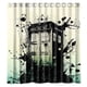 thumbnail image 1 of Cortina de ducha de Doctor Who Police Box con ganchos, tamaño 66 x 72 pulgadas, 1 of 3