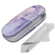 thumbnail image 1 of Funda para gafas Fintie Hard Shell, mármol lila con tela, 1 of 7