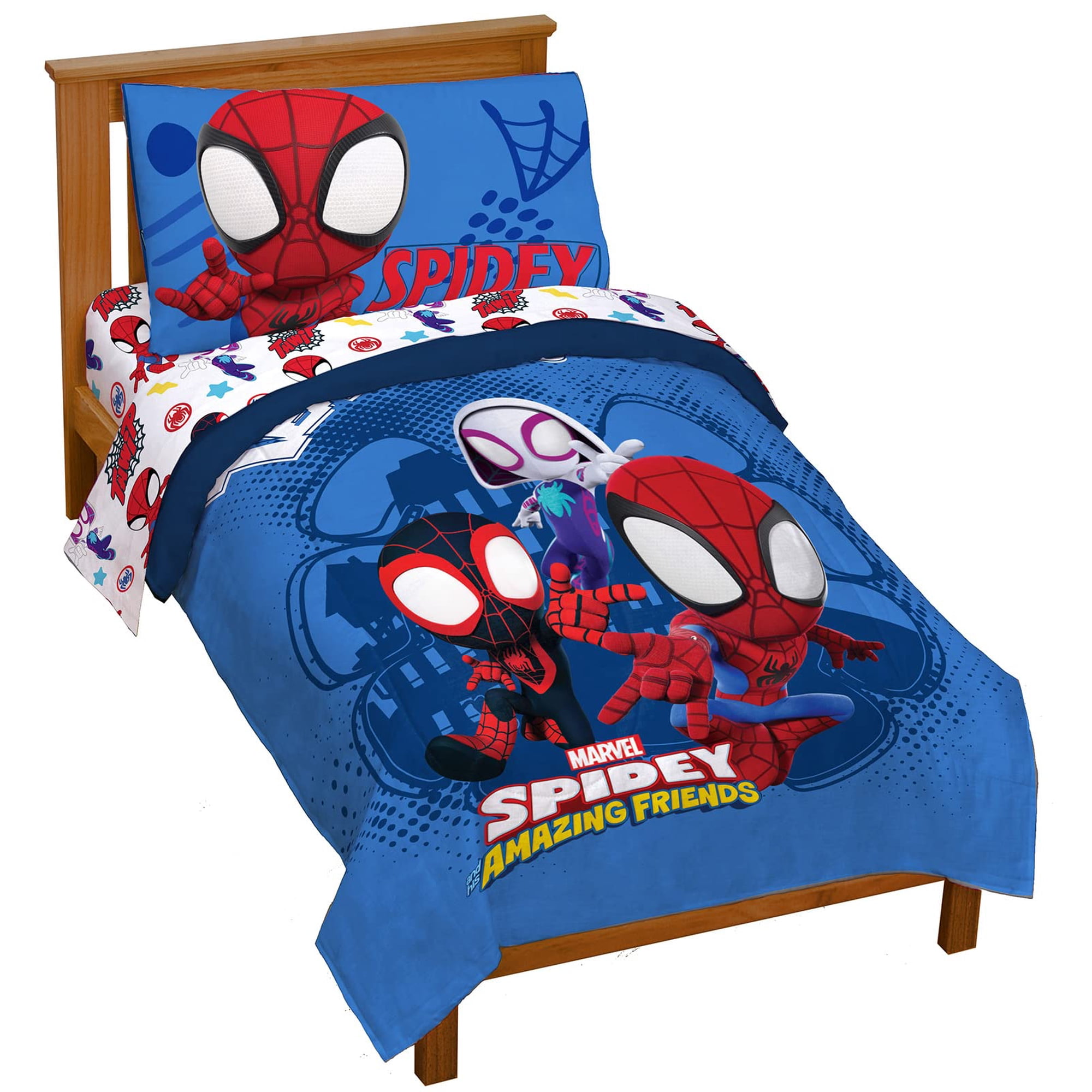Set De Cama Jay Franco Marvel Spidey Y Sus Increíbles Amigos