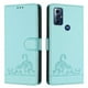 thumbnail image 1 of Funda tipo cartera FOXDOCK para Motorola MOTO G Pure con soporte, ranuras, RFID, diseño de gato, 1 of 5
