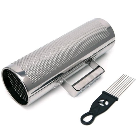Hendrix - Guiro 10X3 Pulgadas Color Plata + Cepillo - Ps