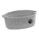 thumbnail image 5 of Cesta de almacenamiento de cuerda tejida con asas, organizador vacío, diseño apilable, cesta pequeña para artículos diversos del hogar, multiusos y ad Gris, 5 of 5