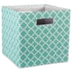 thumbnail image 1 of Contenedor de almacenamiento DII, rígido, plegable, 13 x 13 x 13 cm, celosía, color aguamarina, 1 of 7