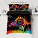 thumbnail image 1 of x479 Bed SheetsOil and Ink Painting Sunflower Bedding for Bedroom/Guest Room - Duvet Cover Pillowcases (Core Not Included) ﻿ 3-Piece Bedding Set (1 Duvet Cover + 2 Pillow Shams) nj479, 1 of 5