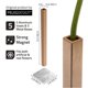 thumbnail image 5 of Juego de 5 jarrones PELEG DESIGN 24 cm Dorado de aluminio, 5 of 7