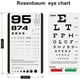 thumbnail image 2 of Eye Chart PECULA Pocket Chart Snellen Rosenbaum 36 cm, 2 of 7