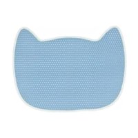 Magideal - Alfombrilla Grande Para Arena Para Gatos, Alfombrilla Protectora Para Suelo, Cóncava, Eva, Lavable Para Alimentación, Suministros Para El Hogar, Acces