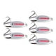 thumbnail image 2 of 5x Cucharas De Pesca Verticales Duros Spinnerbaits Cebos Para Lubinas Agua Dulce Agua Salada Plata 18g, 2 of 5