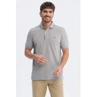 Fashionspark - Polera Hombre Pique Dos Botónes Gris