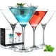 thumbnail image 1 of Vasos Martini LUNA & MANTHA, cristal soplado a mano, 270 ml, 4 unidades, 1 of 3