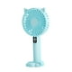 thumbnail image 2 of Ventilador Personal De 5 Velocidades, Ventilador De Mano Silencioso Ajustable Para Oficina, Senderismo, Pesca, Azul, 2 of 3