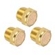 thumbnail image 1 of 3 piezas Silenciador de Escape Neumático, 1/4" NPT Macho Silenciador de Bronce Sinterizado, 1 of 6
