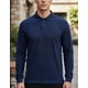 thumbnail image 1 of Polera De Trabajo Manga Larga Pique Talla M Azul Osucro, 1 of 2