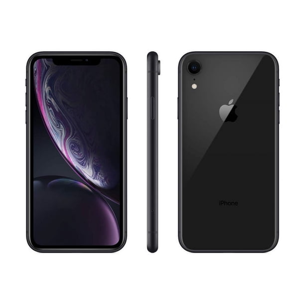 iPhone XR Restaurado de Apple, Completamente Desbloqueado, 64 GB, Color Negro (Reacondicionado)