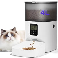 Andoll Home - Comedero Automático Para Gatos Andollhome Con Grabadora De Voz 10S 4L