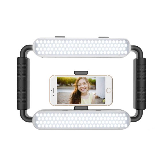 Anillo de luz LED GVM Great Video Maker 5600K con estabilizador