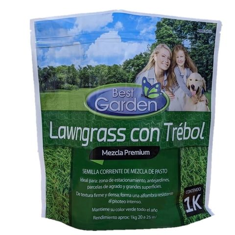 Best Garden - Lawngrass Con Trébol 1 Kg
