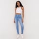 thumbnail image 4 of Jeans Mujer Push Up 3 Botones Azul Claro Corona, 4 of 5
