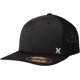 thumbnail image 1 of Gorra Hurley Mini Icon de Malla Ajustada Negra, 1 of 7