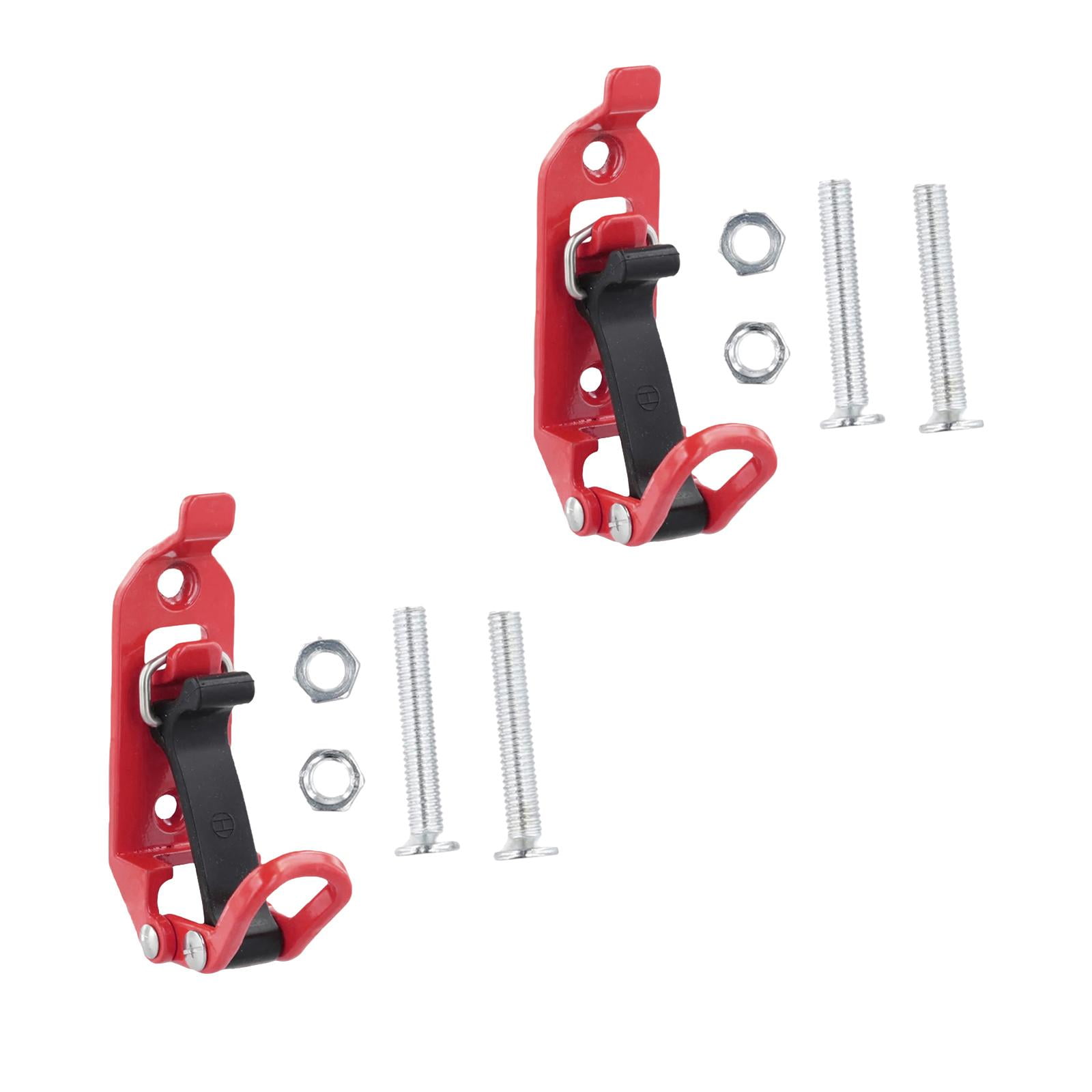 Magideal - Soporte De Pala Para Portaequipajes De Techo, Accesorios De Coche, Duradero, Soportes De Montaje En Pared, Abrazadera De Soporte De Pala Para Barcos, Rojo