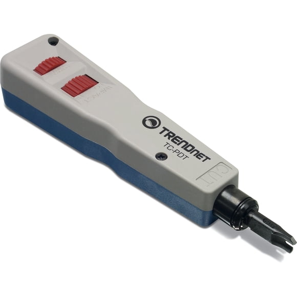Herramienta perforadora TRENDnet TC-PDT con 110 y Krone Blade, color gris