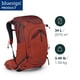 thumbnail image 2 of Mochila de senderismo Osprey Manta 34L con depósito hidráulico, 2 of 9