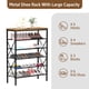 thumbnail image 3 of Zapatero MILEFA, 6 niveles, metal, gran capacidad, 24 pares, 3 of 9