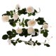 thumbnail image 1 of 180cm grandes flores artificiales de seda rosa decoración de la fiesta de boda blanco, 1 of 3