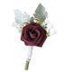 thumbnail image 3 of Hombres PE Rose Flowers Boutonniere Corsages De Boda Para Dama De Honor Prom Red, 3 of 5