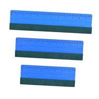Magideal - 3 Escobillas De Goma Para Calcomanías De Vinilo Para Autos, Herramienta De Raspado Versátil Para La Aplicación De Láminas Para Letreros De Tinte De Ve Azul