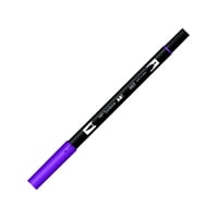 Bolígrafo De Doble Pincel Tombow Abt 665, Morado, A Base De Agua, No Tóxico
