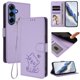 thumbnail image 2 of Funda Volteable con Diseño de Gato para Samsung Galaxy S26 Plus, Lila Claro, 2 of 6