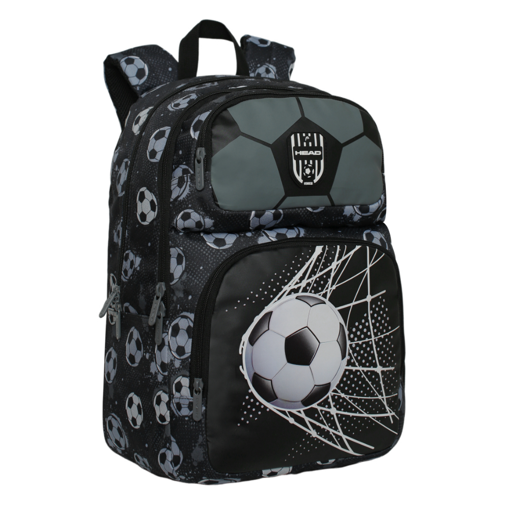 Mochila Infantil Niño Fantasy Soccer Negro Head