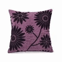 Genérico - Fundas De Cojín Con Diseños Y Colores 43X43 Cm - Girasol Morado