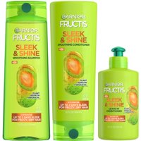 Set De Cuidado Capilar Garnier Fructis Sleek & Shine Para Cabello Encrespado