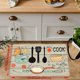 thumbnail image 1 of 1pc, Soft Kitchen Rug, Cushioned Anti-Fatigue Kitchen Rug, Waterproof Non-Slip Kitchen Rugs Set, Runner Rug, Bedside Rug, Super Absorbent Machine Washable Carpet For Farmhouse Kitchen Home Office Sink, 1 of 5