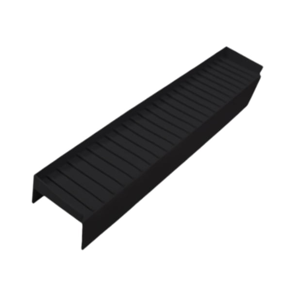 Protector de borde de fregadero de silicona, tapete de drenaje, protector de fregadero portátil de fácil limpieza, protector contra salpicaduras de fr Negro