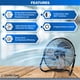 thumbnail image 2 of Ventilador de piso Comfort Zone Cradle CZHV18BK, eléctrico, 3 velocidades, 18 pulgadas, 2 of 8