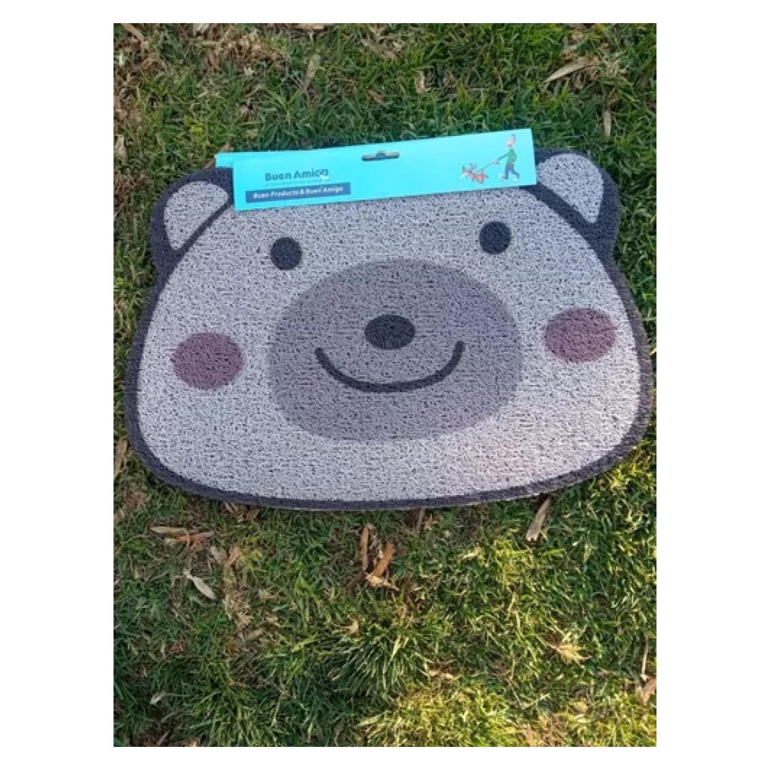 Total Click - Alfombra Para Mascotas Perros Y Gatos Cara De Rana Colores