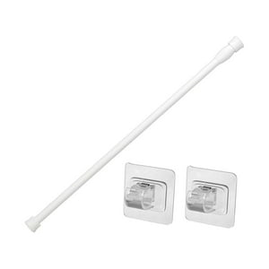 Genérico - Barra De Cortina Telescópica, Barra De Cortina De Resorte Para Puerta, Dormitorio, Armario, 40Cm A 70Cm