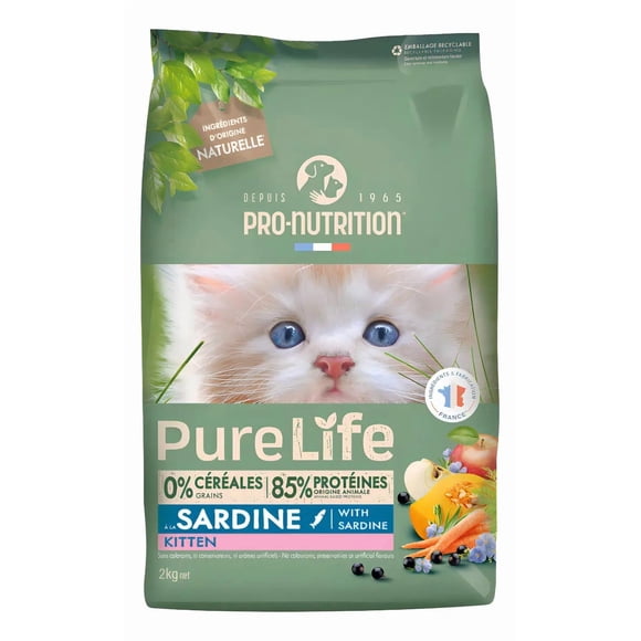 Pro-nutrition Pure Life Kitten Sardina 2kg Alimento Gatos