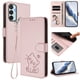 thumbnail image 2 of Carcasa Billetera de Cuero Sintético para Samsung Galaxy M15 5G, Rosa, 2 of 6