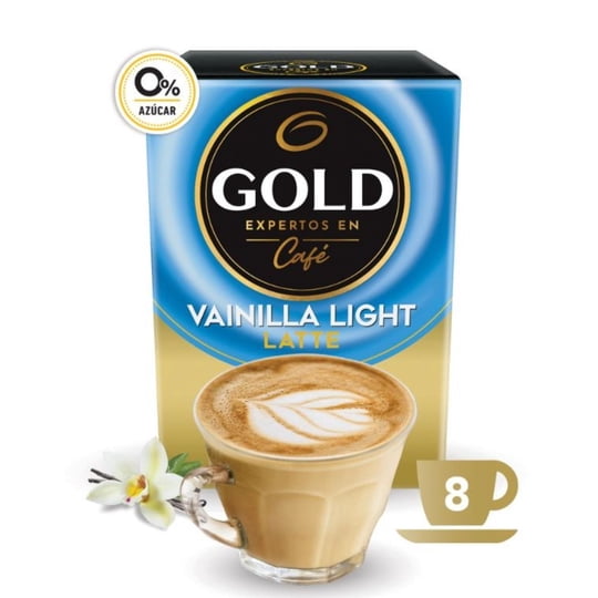 Café Vainilla Light Caja 8 un Gold